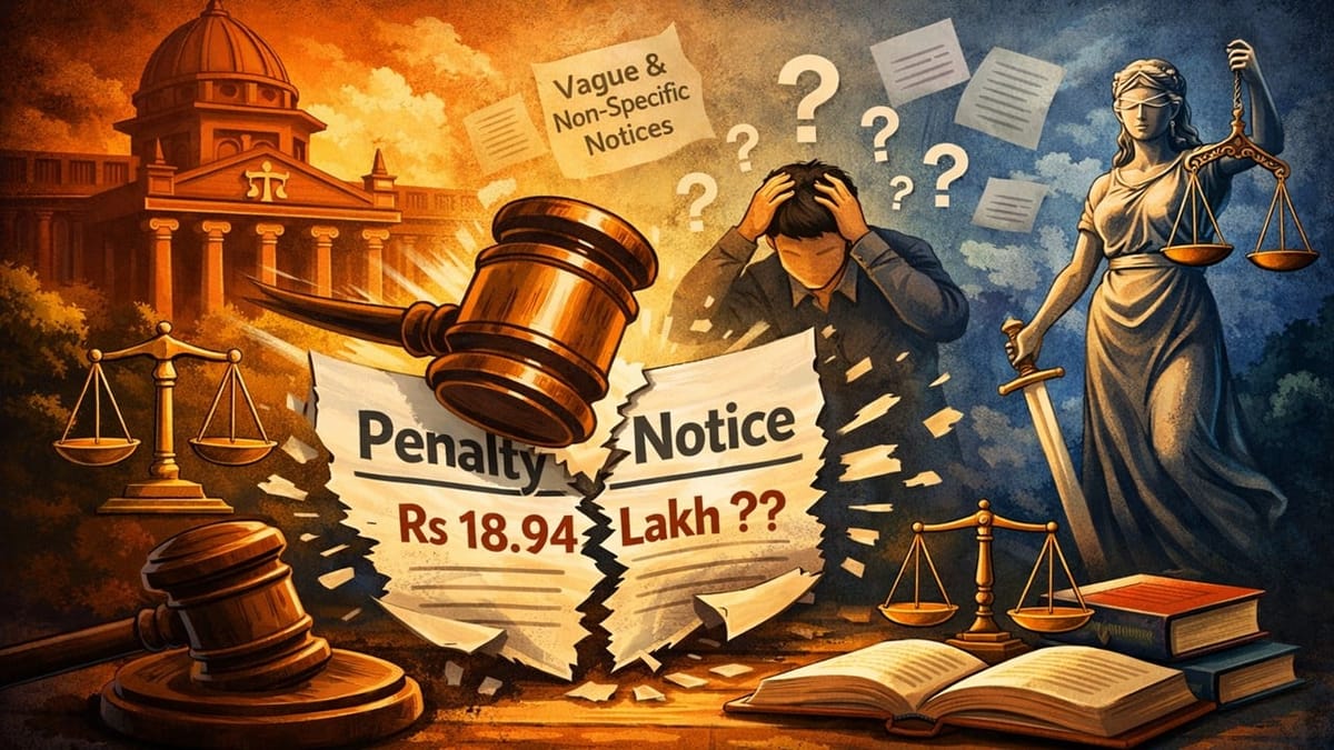 ITAT deletes penalty in fake Income Tax deduction case for Defective Penalty Notice