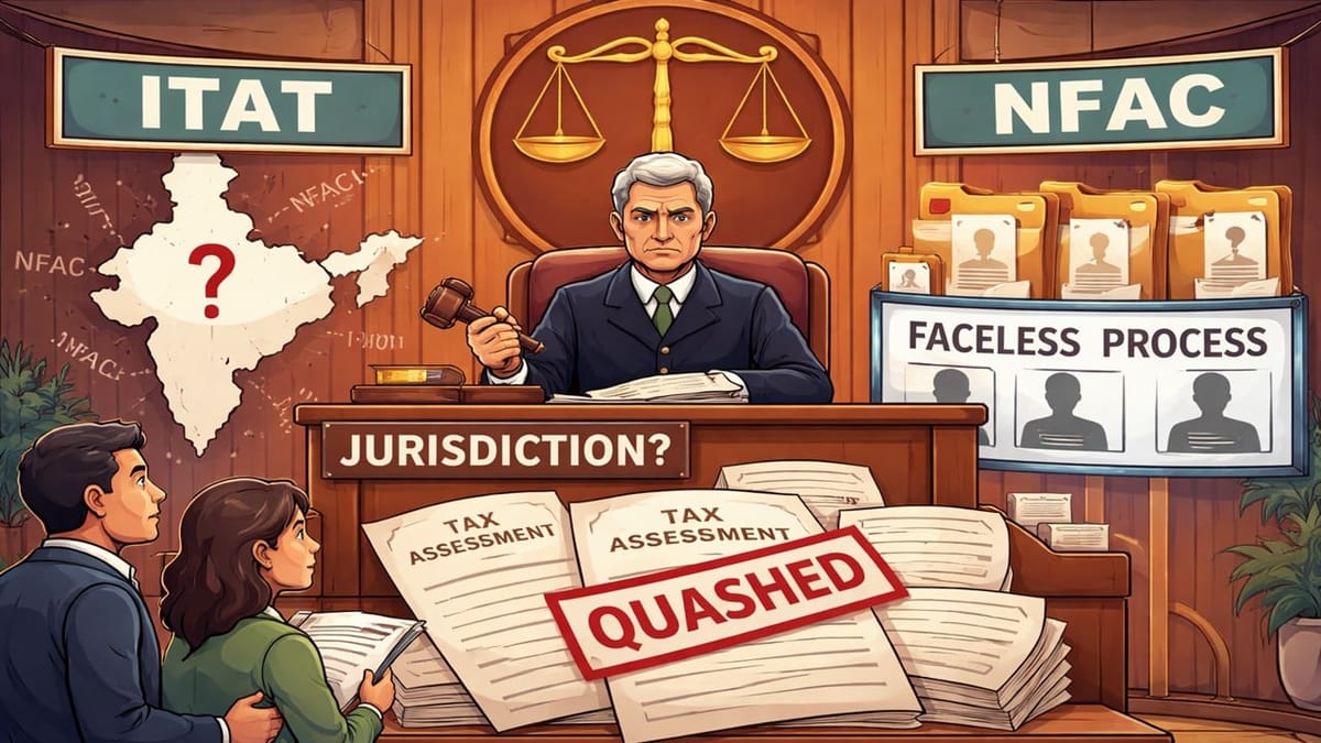 ITAT Quashes Faceless Assessment Proceedings Over Lack of Jurisdiction by NFAC