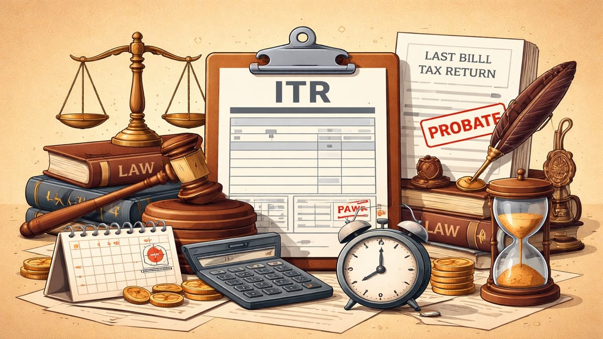 ITAT Quashes Penalty for Non-Filing of ITR Due to Bona Fide Delay in Obtaining Probate