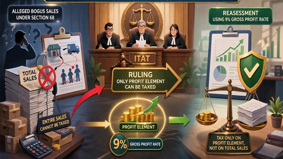 ITAT Rejects 100% Addition on Suspicious Sales; Remands Case for Fresh Consideration