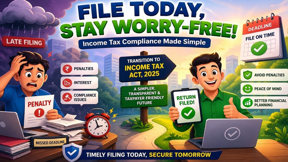 Overview of Income Tax Rules, Deadlines, Penalties, and New Law Transition for FY 2025-26