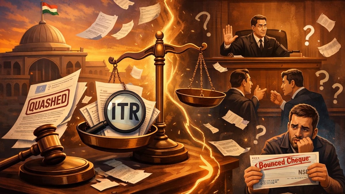 HC: Income Tax Returns Not Automatically Relevant in NI Act Proceedings; Direction to Produce Set Aside