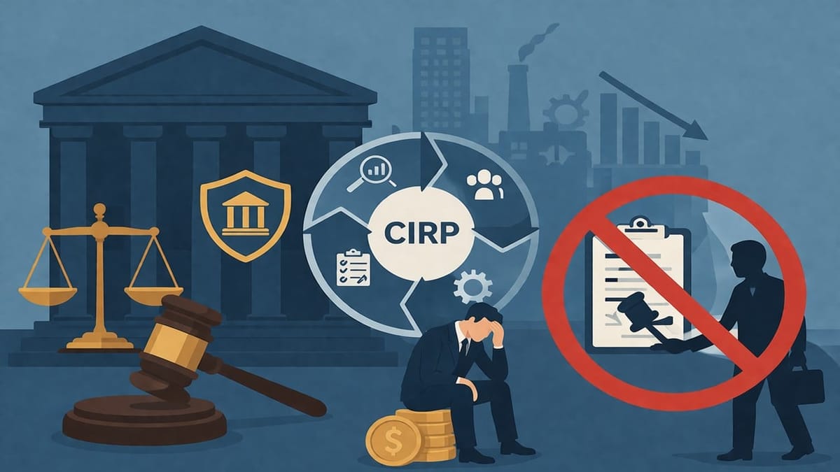 Income Tax Department cannot initiate Legal Proceedings upon Commencement of CIRP: NCLT