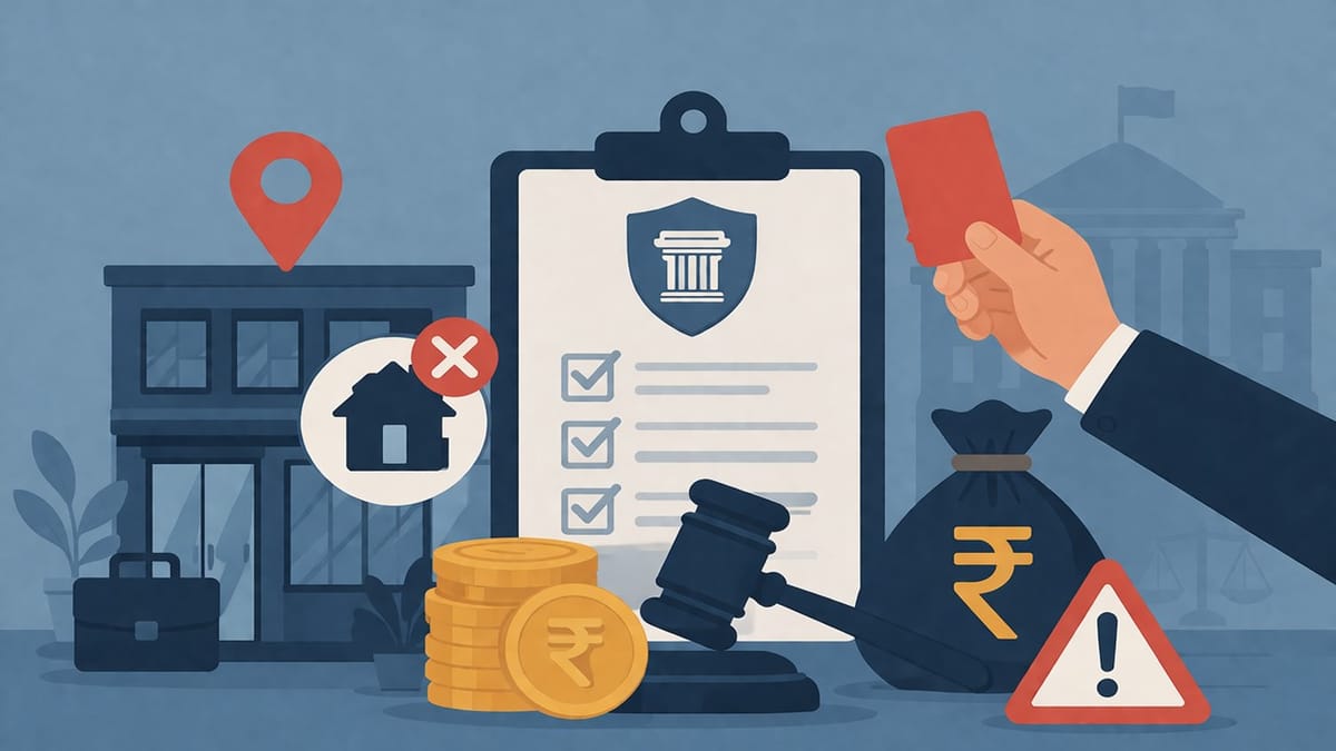 ROC Imposes Rs 1 Lakh Penalty for Failure to Maintain Registered Office