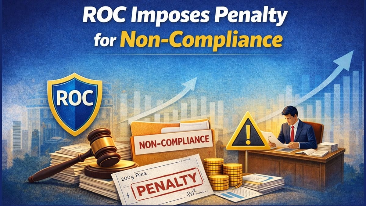 ROC Imposes Penalty on Directors for failure to furnish MBP-1 and DIR-8 to Secretarial Auditor