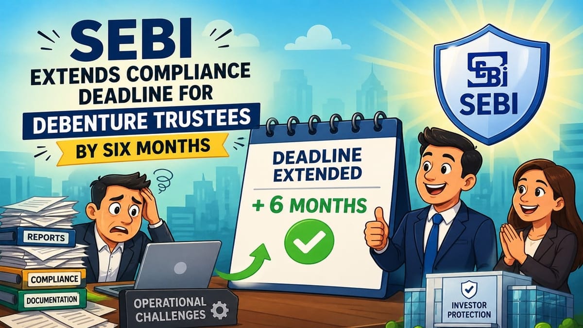 SEBI Extends Compliance Deadline for Debenture Trustees by Six Months Amid Operational Challenges