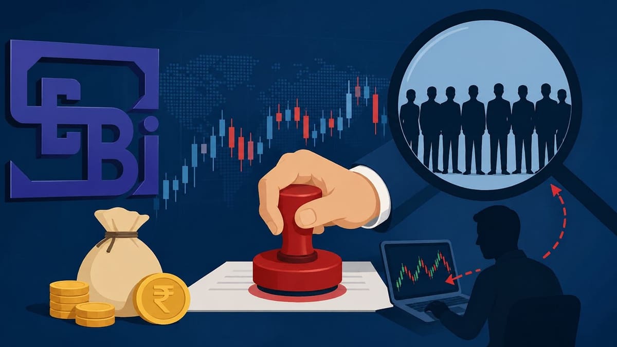 SEBI Imposes Penalty of Rs 1.5 Crore on Eight Entities for Front-Running Trades