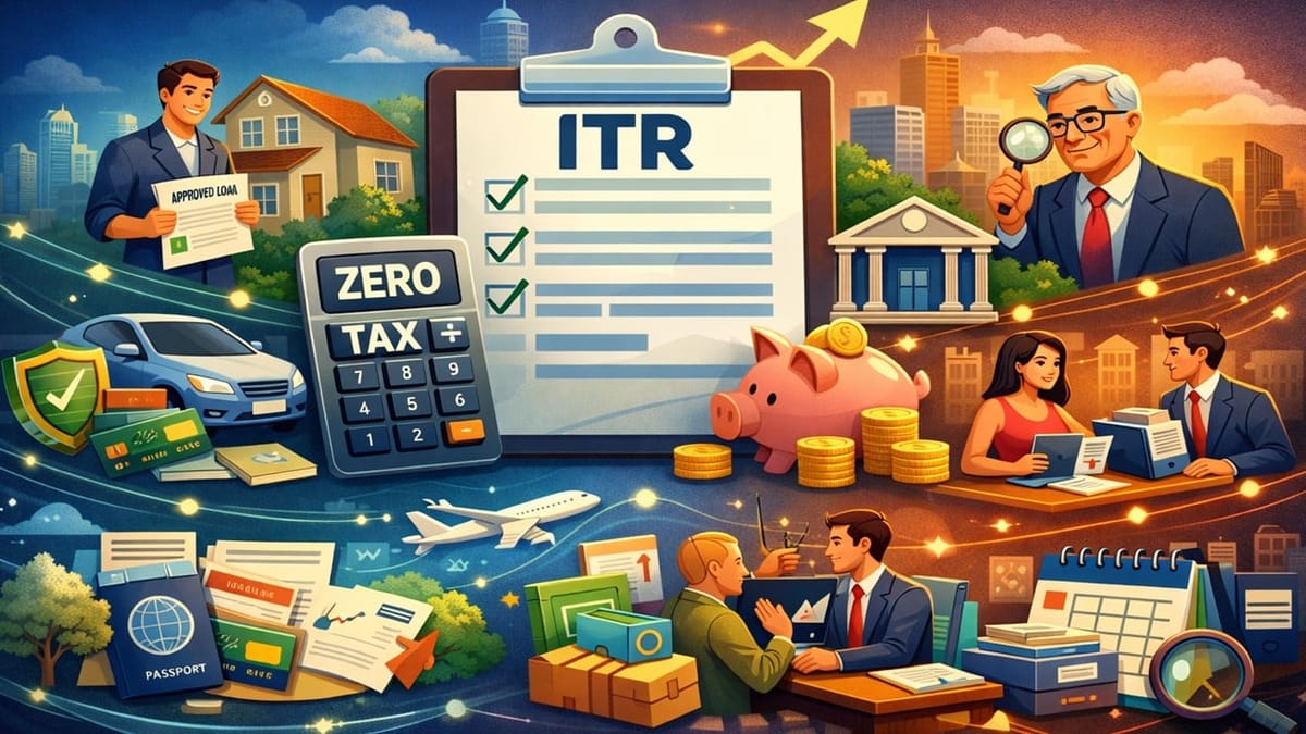 ITR Filing for Zero Tax Liability: Know 5 Benefits of Filing ITR at Nil Income