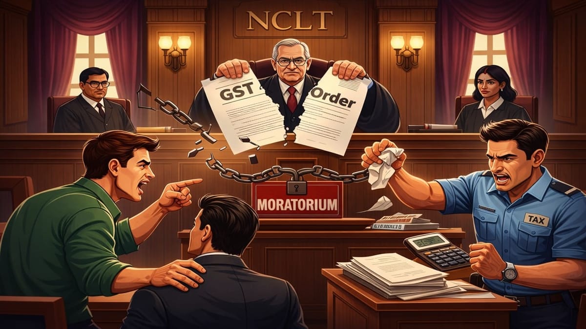 GST Liabilities and penalties cannot be imposed against Corporate Debtor during Moratorium period