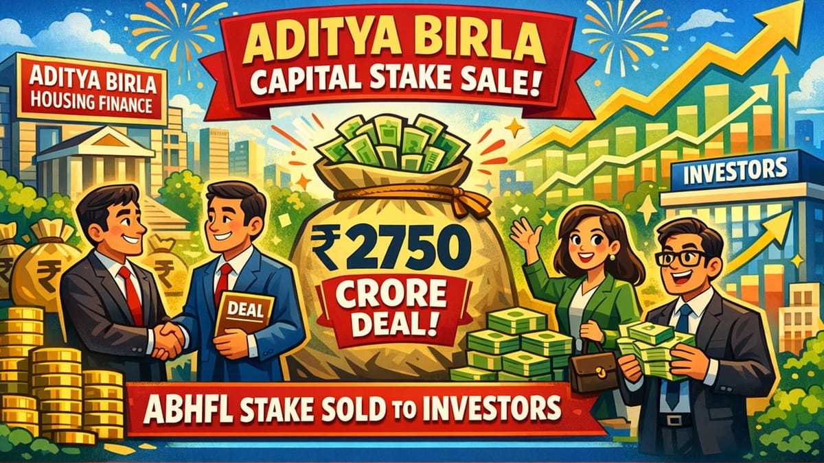 Aditya Birla Capital Secures Rs 2,750 Crore by Selling 14.3% Stake in ABHFL