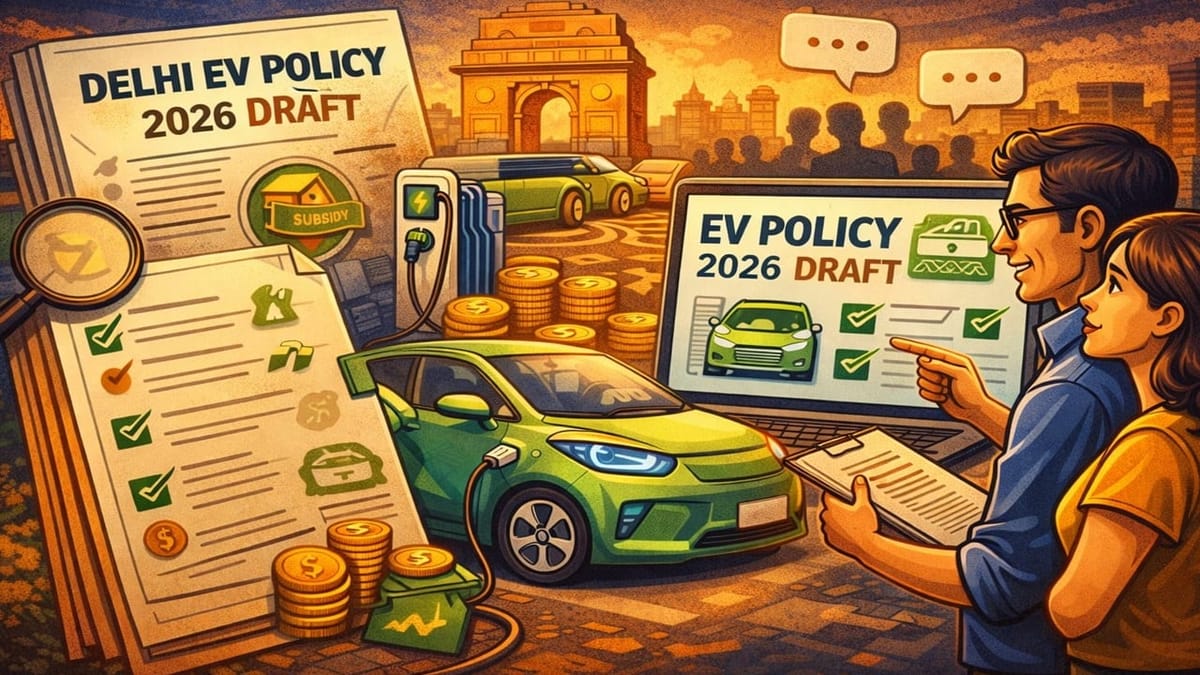 Delhi Govt proposes zero road tax and registration fees on all EV’s priced upto Rs 30L