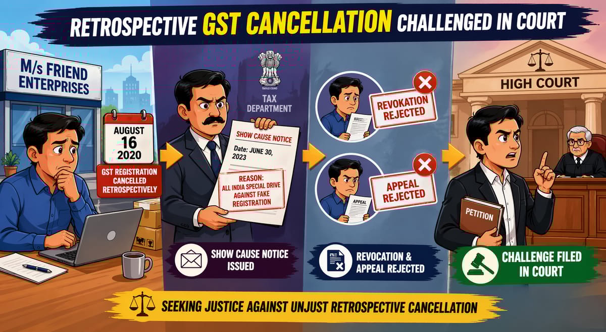 High Court orders to revive GST Number cancelled during All India Fake GST Registration Drive