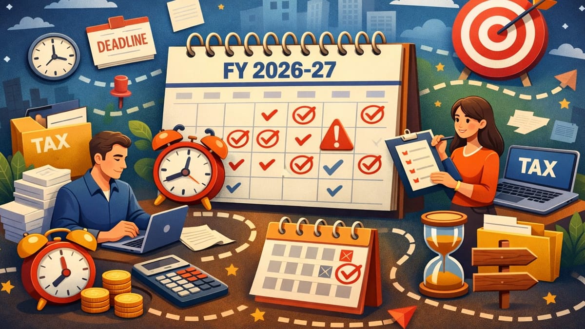 Income Tax Calendar for FY 2026-27: Key Deadlines Every Taxpayer Should Know 