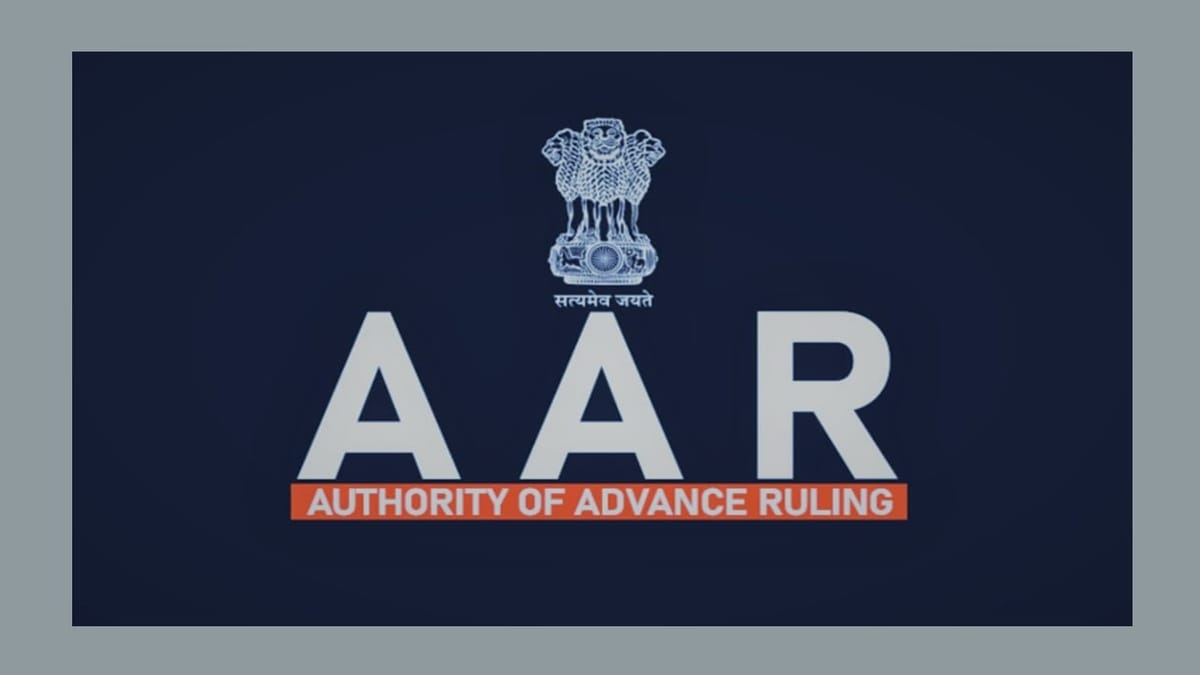 AAR: No GST Registration Required for Solar Power Supplier Engaged Exclusively in Exempt Electricity Supply