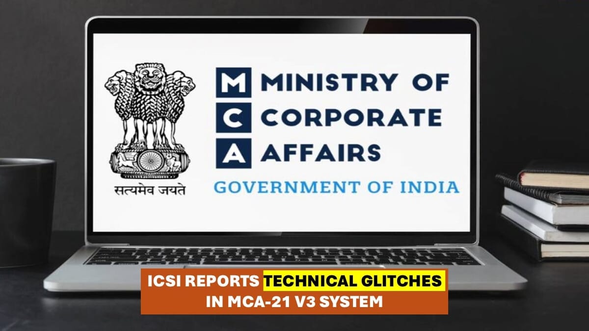 ICSI Flags Issues in MCA-21 V3 Portal, Submits Suggestions to MCA