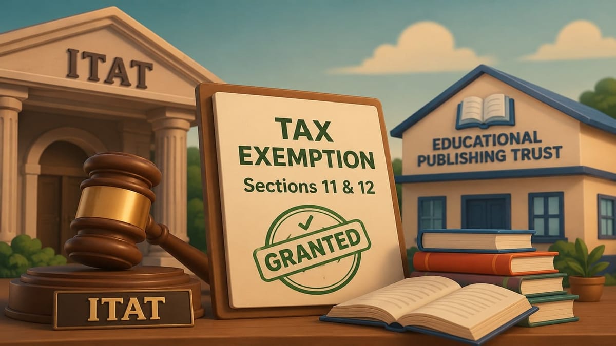 ITAT Grants Tax Exemption to Educational Publishing Trust Under Sections 11 and 12