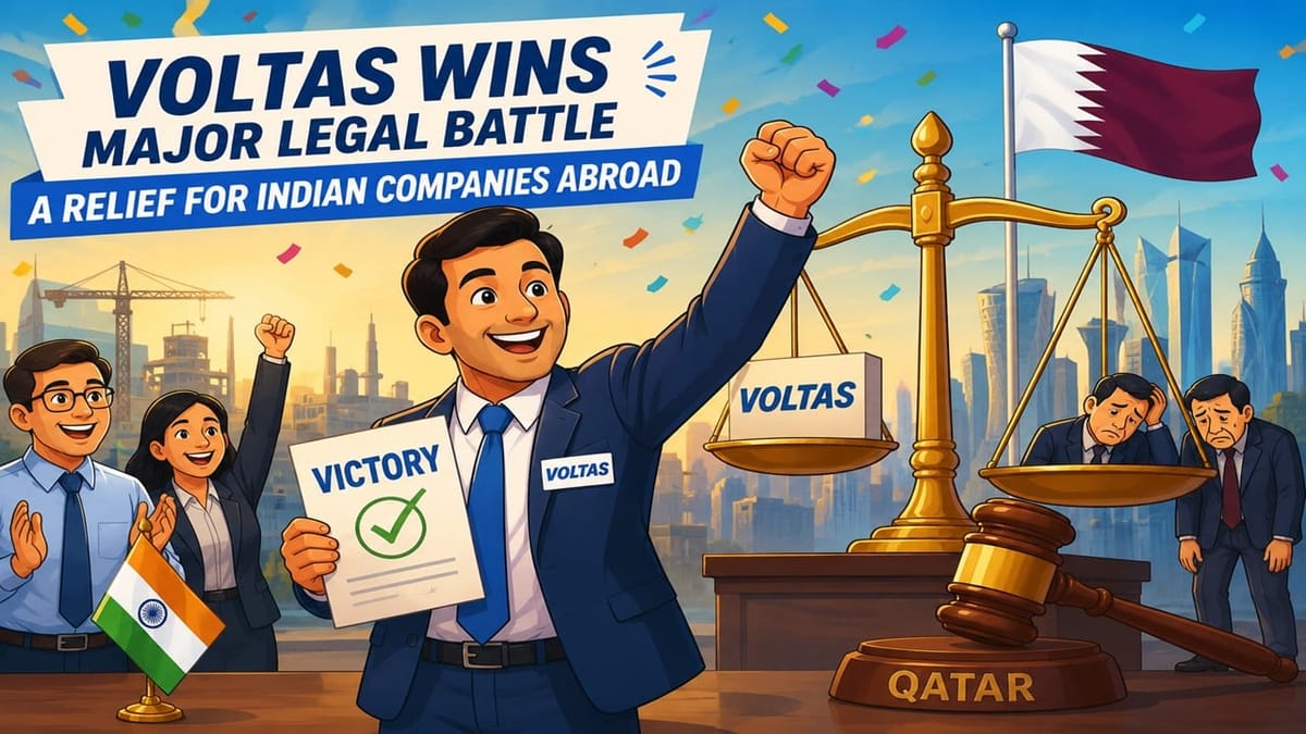 Voltas Wins Major Legal Battle in Qatar: Company to receive compensation of Rs. 963.26 Cr