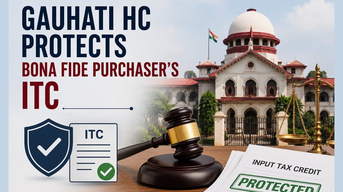 Gauhati HC Protects Bona Fide Purchaser’s ITC Despite Supplier Default