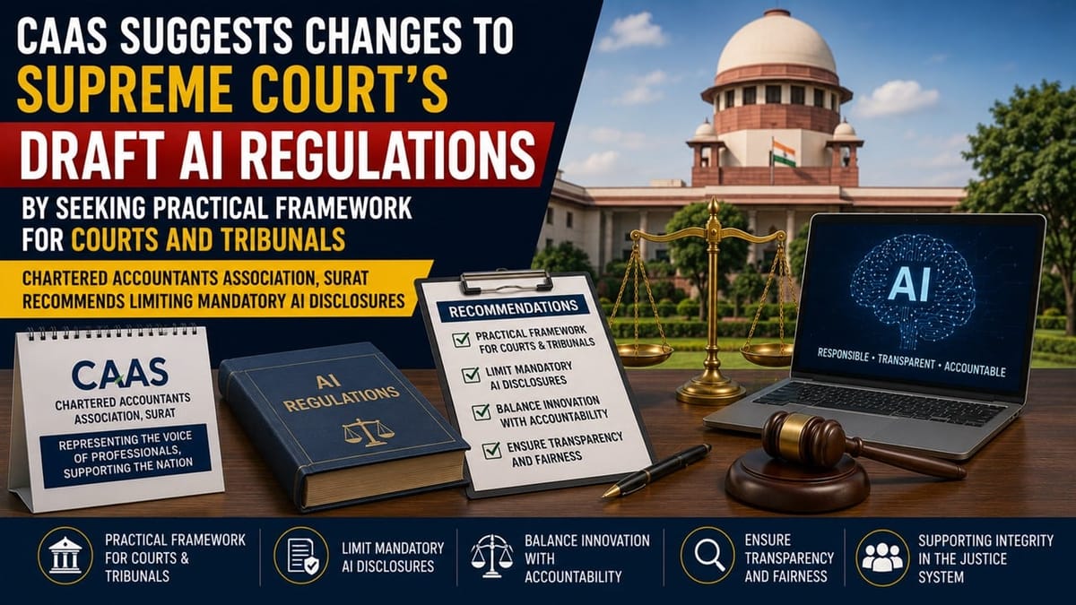 CAAS Suggests Changes to Supreme Court’s Draft AI Regulations By Seeking Practical Framework for Courts and Tribunals