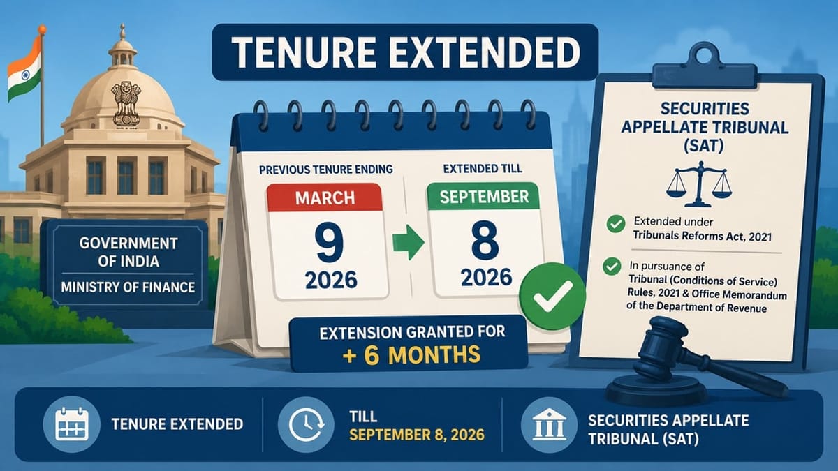 Centre Extends SAT Technical Member Meera Swarup’s Tenure Till September 8, 2026
