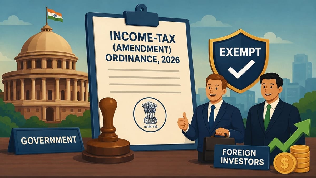 Government notifies exemption for FIIs on interest on Government Securities [Read Notification]