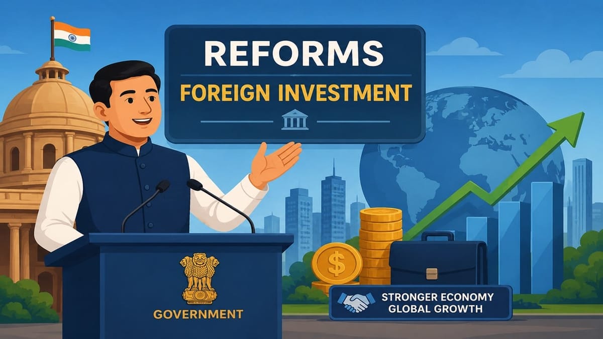 Government Unveils Major Reforms to Boost Foreign Investment