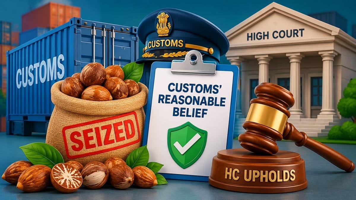 Customs Seized Rs. 2.22 Crore Areca Nuts Without Documents; Gauhati High Court Upholds Action Based on ‘Reason to Believe’