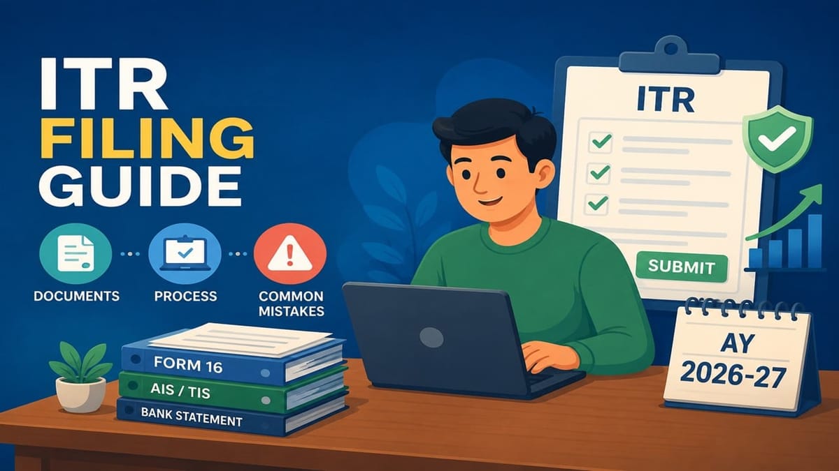 How to File ITR for AY 2026-27: Documents, Process and Common Mistakes