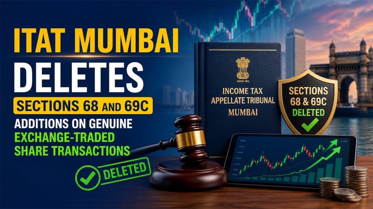 ITAT Deletes Penny Stock Additions Backed Only by Suspicion