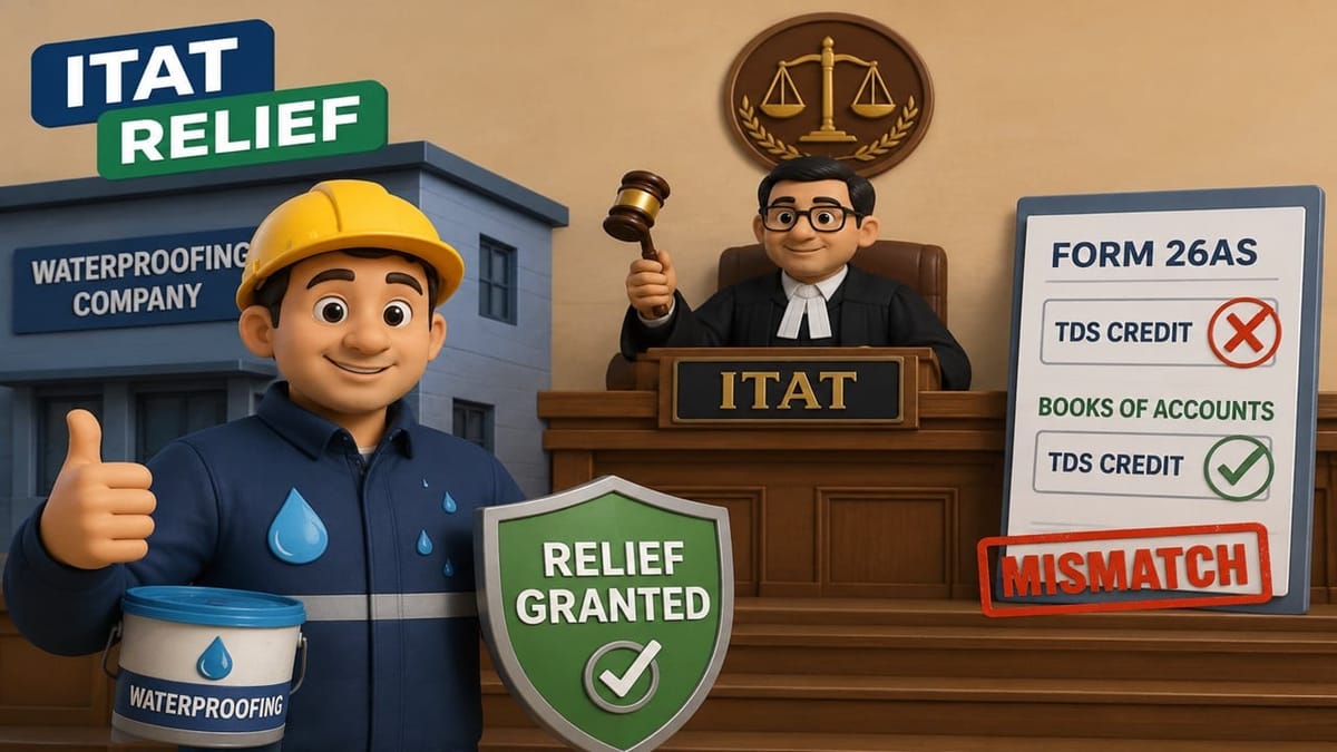 ITAT Grants Relief to Waterproofing Company in Form 26AS Mismatch Case