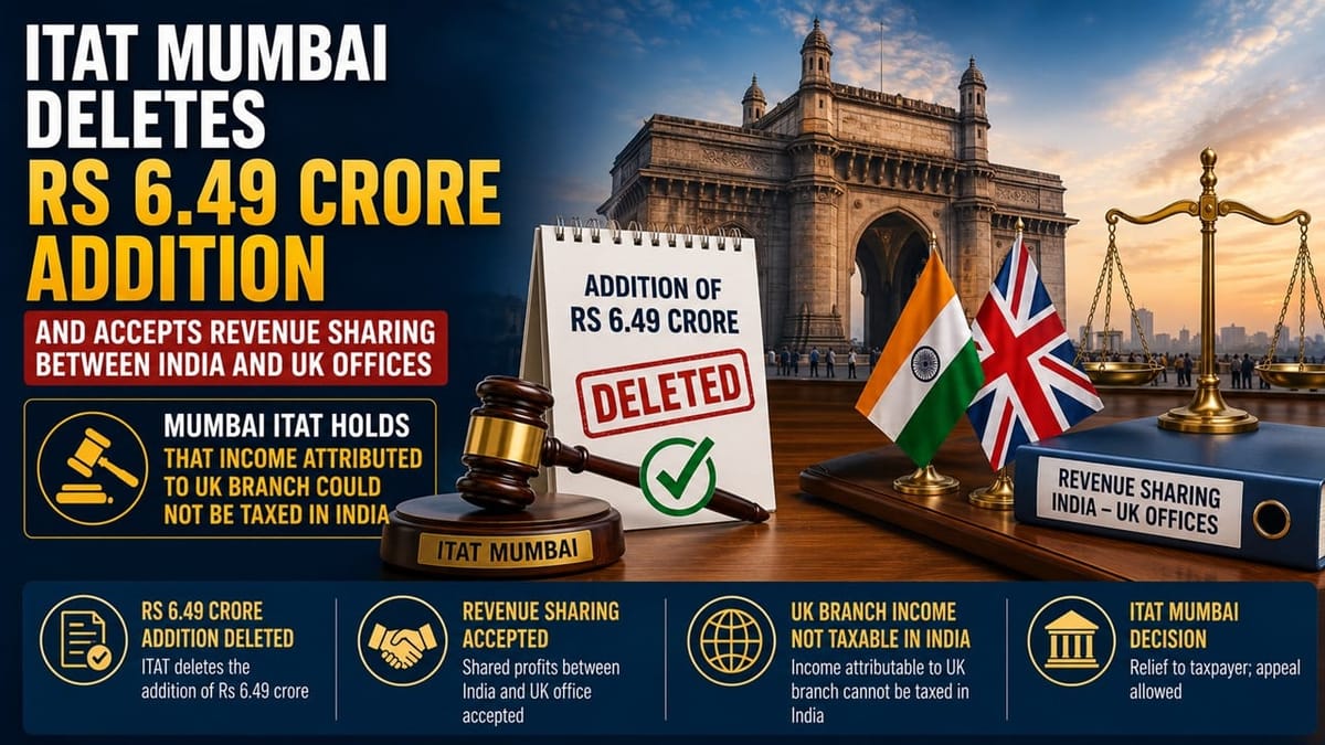Cross-Border M&A Advisory Revenue Cannot Be Fully Attributed to Indian PE: ITAT
