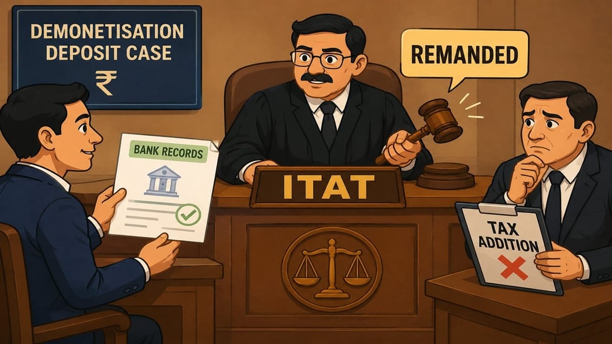 Demonetisation Deposits: Petty Trader Who Deposited ₹10K Got ₹10.15 Lakh Income Tax Notice; ITAT Grants Fresh Hearing After Bank Records Contradicted Department’s Claims