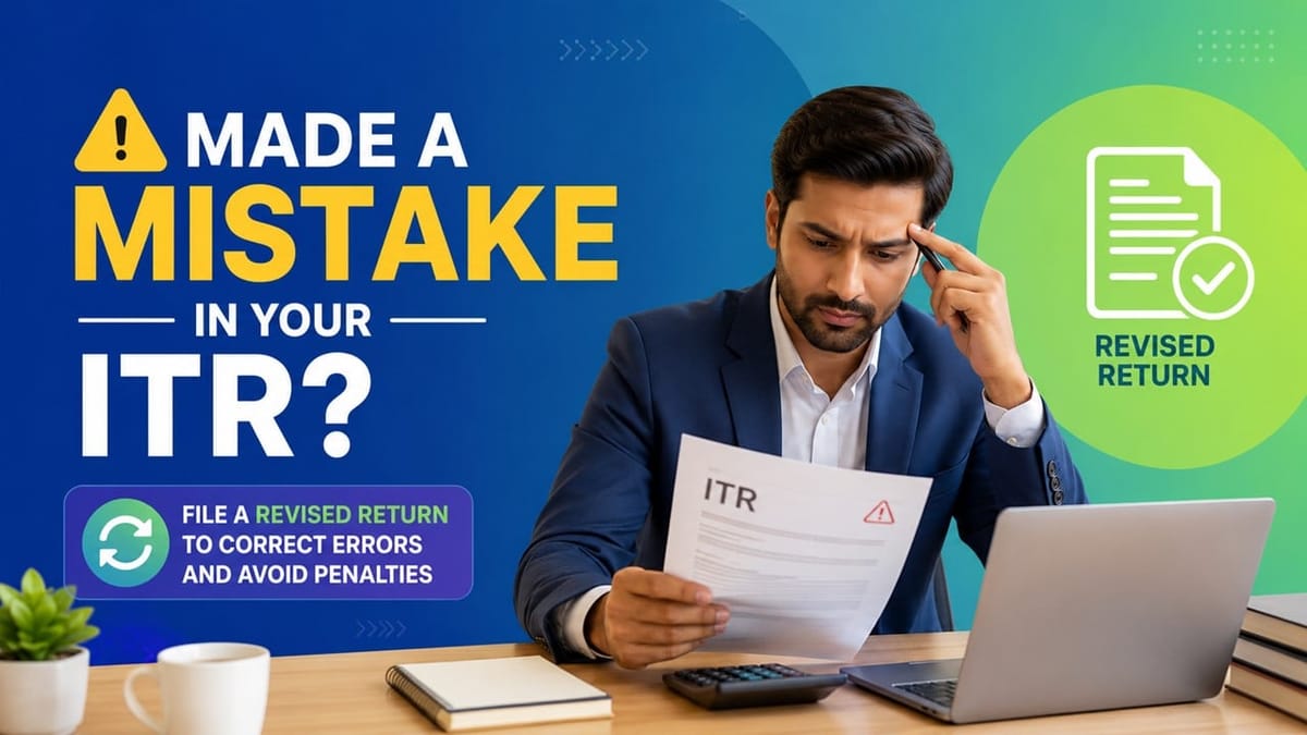 Made a Mistake in Your ITR? File a Revised Return to Correct Errors and Avoid Penalties