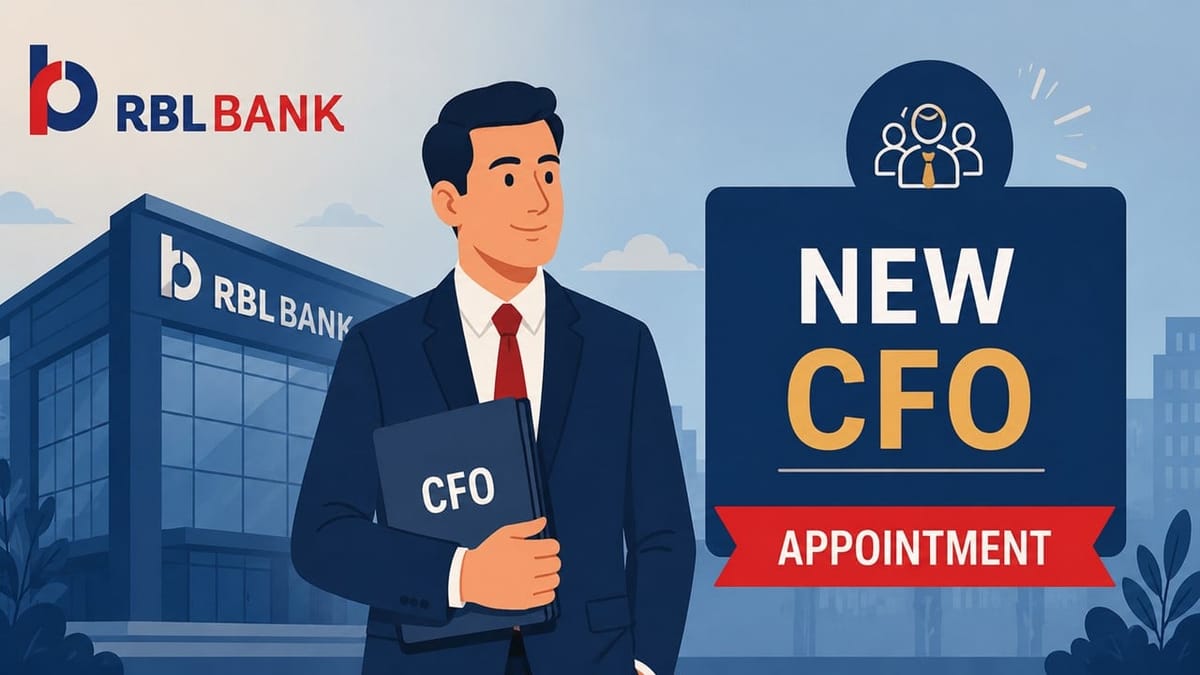 RBL Bank Appoints New Chief Financial Officer