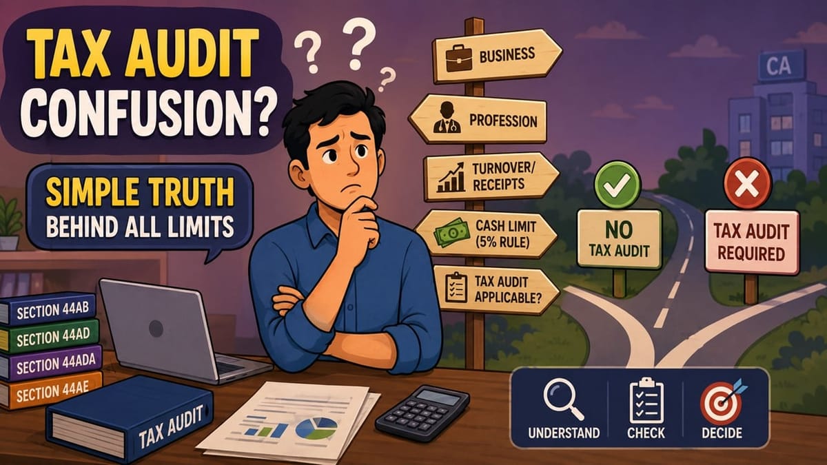 Tax Audit Confusion? Here’s the Simple Truth Behind All Limits