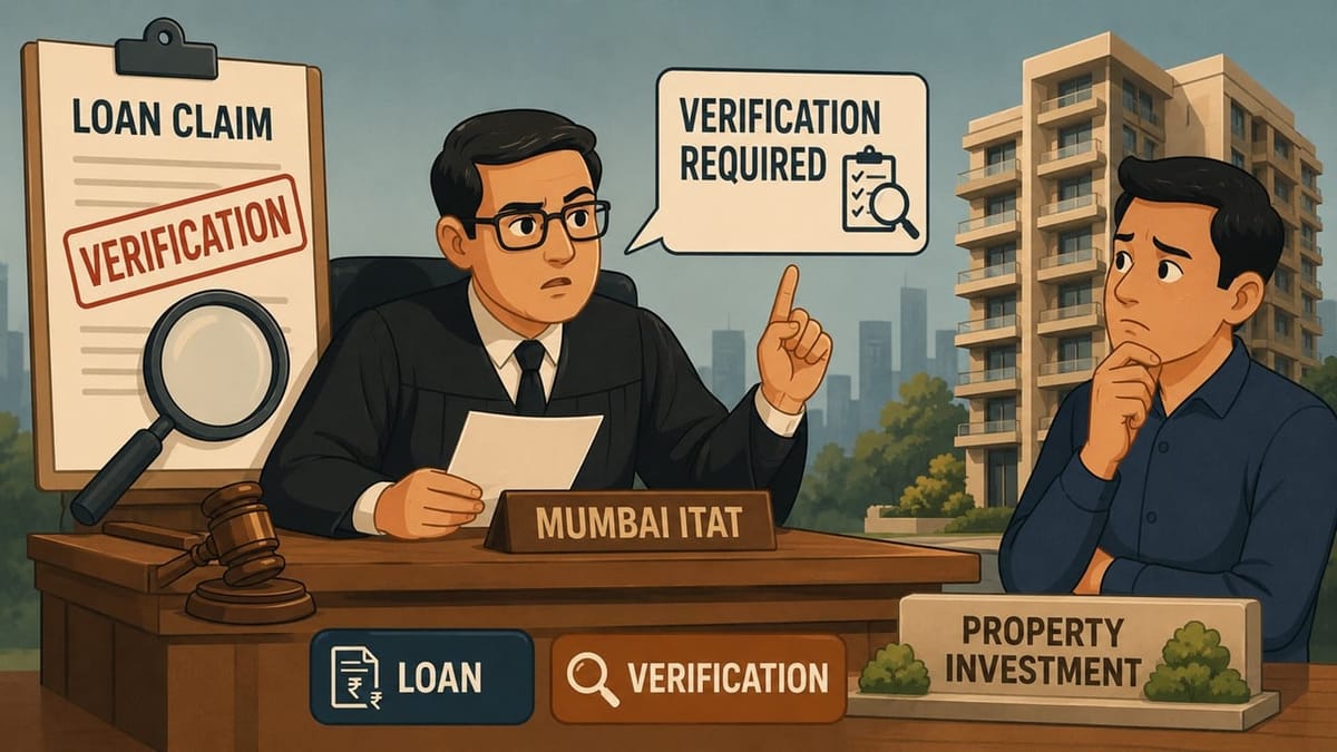 Unsecured Loan Claims Need Verification, Rules Mumbai ITAT in Property Investment Case