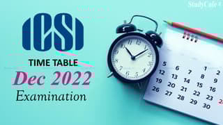 CS Executive & Professional December 2022 Exam; Check Exam Dates Here
