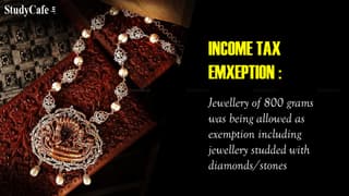 Jewellery to the extent of 800 grams was being allowed as exemption including jewellery studded with diamonds/stones