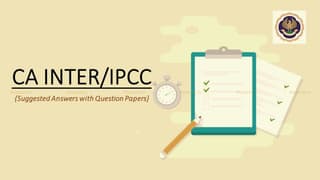 CA INTER May 2022 Question Papers with Suggested Answers
