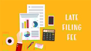 Addition of expense of GST Return late filing fee