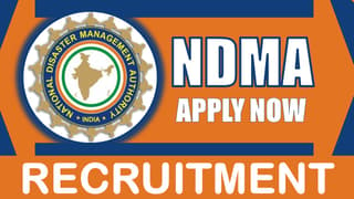 NDMA Recruitment 2024: Check Post, Qualification, Experience, Age, Remuneration and How to Apply