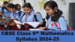 CBSE Class 9th Maths Syllabus 2024-25: Download CBSE Class 9th Maths 2024-25 Syllabus