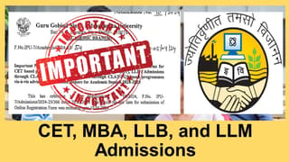 CET, MBA, LLB, and LLM Admissions: Important Notice for Online Application Form Closure