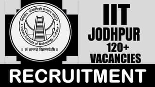 IIT Jodhpur Recruitment 2024: 120+ New Notification Out, Check Post, Salary, Age, Qualification and How to Apply