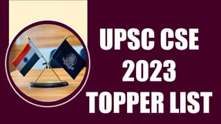 UPSC CSE 2023 Topper List: Aditya Srivastava Tops UPSC Civil Services Exam 2023, Check Details Here