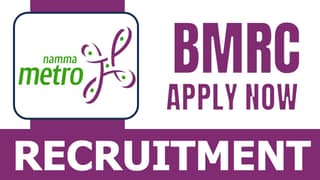 BMRC Recruitment 2024: Monthly Salary Up to 20625 Check Notification Application Date and Other Details