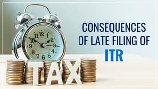Penalty for not filing ITR before the due date