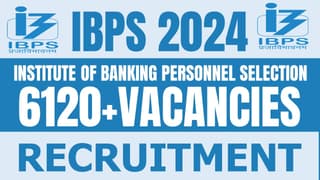 IBPS Recruitment 2024: Notification Out for 6120+ Vacancies, Check Posts, Selection Process and How to Apply