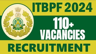 ITBP Recruitment 2024: Notification Out for 110+ Vacancies, Check Post, Qualifications, Age and Apply Fast