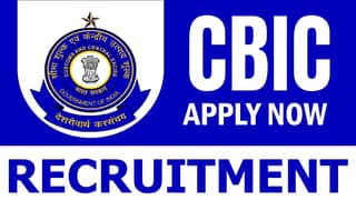 CBIC Recruitment 2024: Check Post Salary Age Qualification and How to Apply